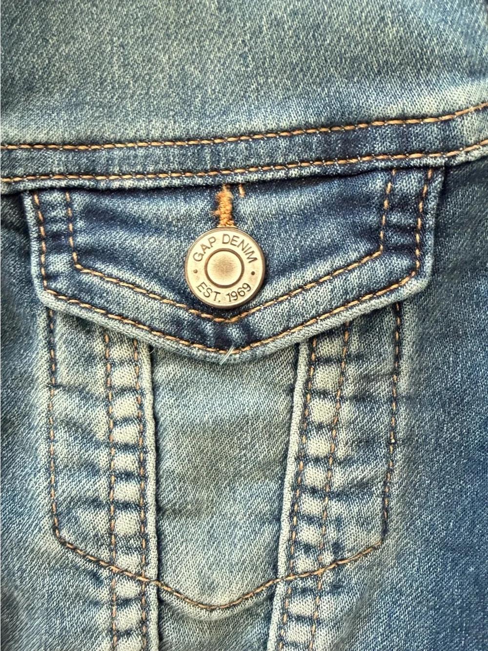 GAP Blue Faded Kids Denim Jacket